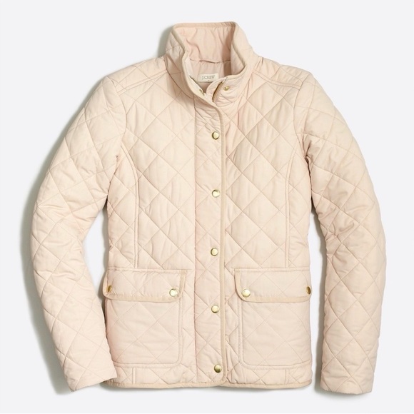 J. Crew Jackets & Blazers - J CREW Quilted Cream Women's Jacket — make an offer!
